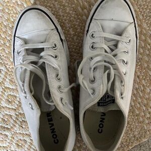 Converse Off-White Canvas Sneakers